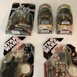 STAR WAR FIQURINES IN BOXES